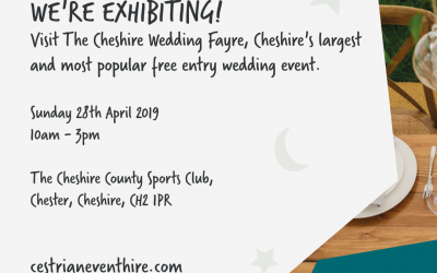 Visit us at The Cheshire Wedding Fayre!